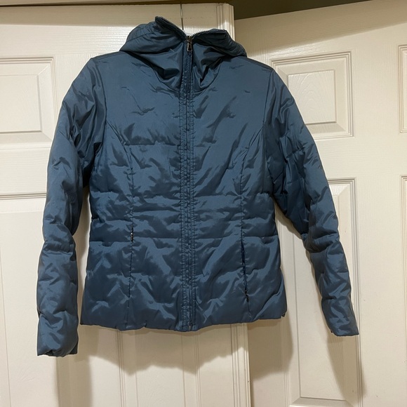 Esprit Women’s Quilted‎ Puffer Blue Jacket Coat Winter Outdoor Size Small